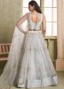 Light Grey Embellilshed Net Lehenga Choli