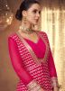 Readymade Pink Embroidered Jacket Style Lehenga