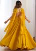 Yellow Embroidered Lehenga Choli In Georgette