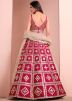 Red Sequins Work Lehenga Choli In Art Silk
