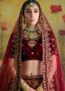 Multicolored Bridal Embroidered Lehenga Choli