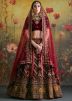 Multicolored Bridal Embroidered Lehenga Choli