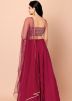 Pink Embroidered Lehenga Choli In Georgette