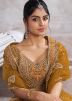 Yellow Embroidered Lehenga Choli