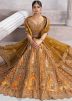 Yellow Embroidered Lehenga Choli