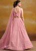 Pink Embroidered Lehenga Choli