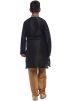 Kids Black Readymade Embroidered Kurta Pajama