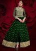 Green Pant Style Mirror Suit