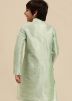 Readymade Green Embroidered Kurta Pajama For Kids