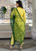 Readymade Yellow Embroidered Pant Style Suit
