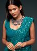 Sequins Embroidered Georgette Saree With Blouse