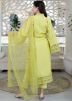 Readymade Green Embroidered Pant Suit