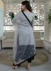 Readymade Grey & Black Embroidered Pant Suit