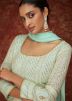 Anarkali Green Suit With Sequins Work