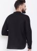 Readymade Cotton Black Short Kurta
