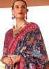 Patola Printed Multicolored Saree & Blouse