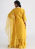Yellow Embroidered Kurta And Dupatta In Chanderi