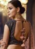 Violet Embroidered Bridal Lehenga Choli