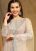 Beige Sequins Embellished Salwar Kameez