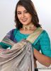 Multicolor Casual Printed Saree In Silk