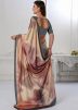 Multicolor Silk Saree In Printed