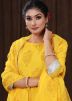 Readymade Yellow Hand Block Print Sharara Suit