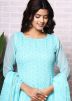 Readymade Blue Hand Block Print Sharara Suit