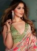 Multicolor Art Silk Saree In Digital Print