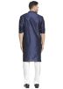 Readymade Navy Blue Kurta Churidar Set