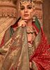 Red Art Silk Saree In Zari Woven Work