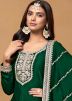 Green Embroidered Anarkali Suit Set