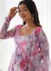 Multicolor Readymade Anarkali Suit In Print 
