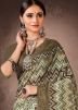 Multicolor Digital Printed Chanderi Saree