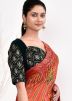 Multicolor Handwork Saree In Georgette