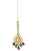 Multicolored Necklace Set In Kundan Work
