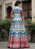 Multicolor Digital Printed Anarkali Suit With Dupatta