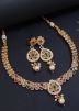 Multicolor Stone Studded Necklace Set