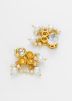 Yellow Kundan Studded Necklace Set