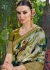 Multicolor Printed Saree In Silk
