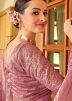 Pink Embroidered Saree In Silk