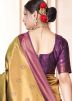Green Woven Art Silk Saree With Blouse