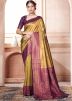 Green Woven Art Silk Saree With Blouse