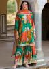 Green Embroidered Salwar Suit Set