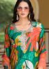 Green Embroidered Salwar Suit Set