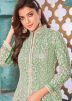 Green Embroidered Anarkali Salwar Suit Set