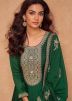 Readymade Green Embroidered Anarkali Suit