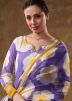 Readymade Lavender Printed Anarkali Suit In Cotton