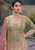Green & Pink Bandhej Print Salwar Suit Set