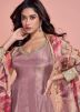 Purple Embroidered Salwar Suit Set