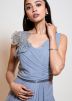 Readymade Grey Asymmetric Draped Style Dress